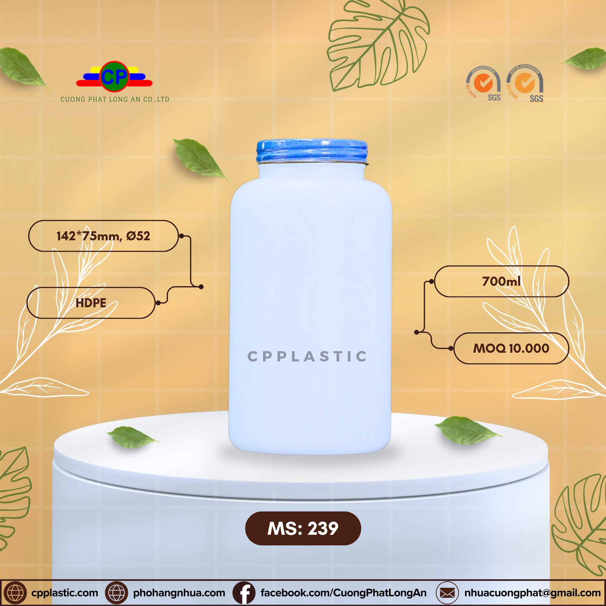 Chai 700ml